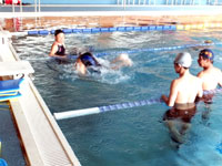 障害者アスリートマルチサポート事業水泳競技練習会の様子