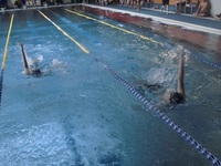 障害者アスリートマルチサポート事業水泳競技練習会・記録会の様子