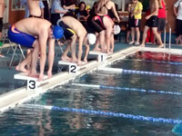 障害者アスリートマルチサポート事業水泳競技練習会の様子