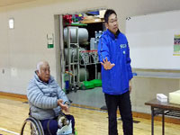 障害者アスリートマルチサポート事業ローンボウルズ練習会練習会の様子