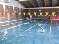 一般スポーツ団体との交流事業水泳競技交流会兼泳力検定会の様子