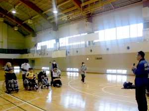 障害者アスリートマルチサポート事業ボッチャ競技練習会の様子